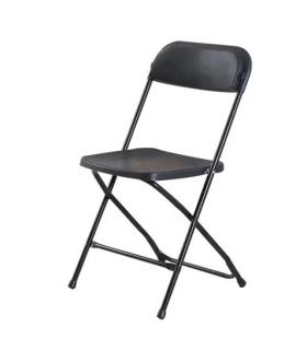 Sungarden Silla Resina Plegable 80x50x45cm - Color Negro