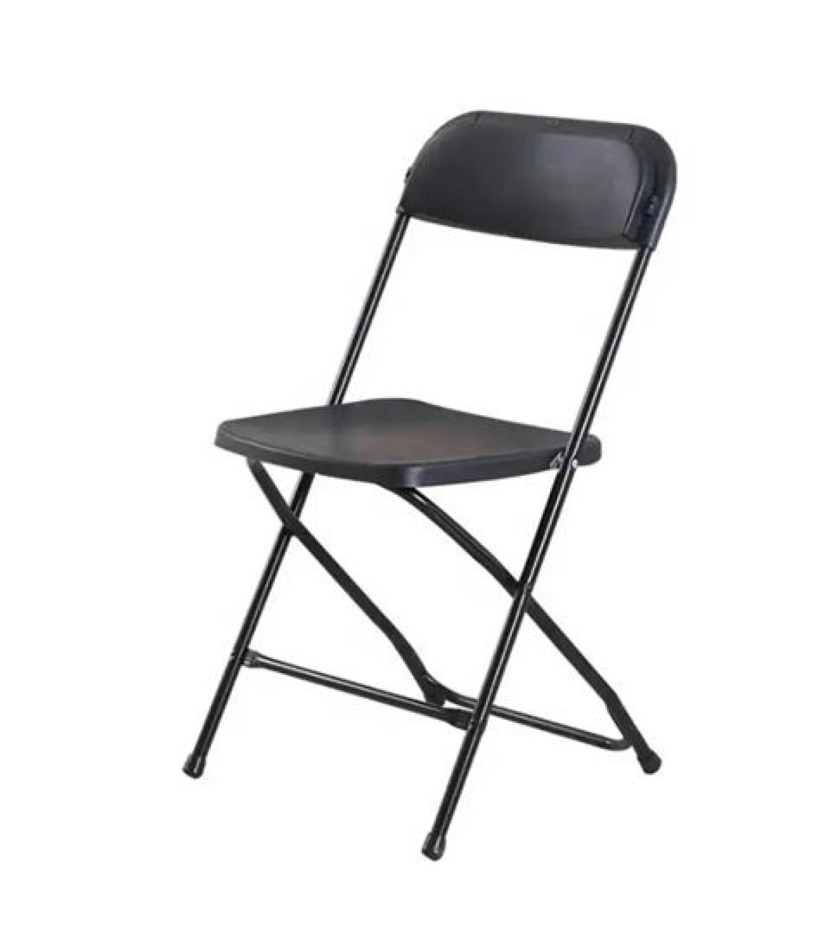 Sungarden Silla Resina Plegable 80x50x45cm - Color Negro