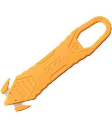 Olfa Pack de 10 Cutters Pequeños Desechables con Hojas Ocultas - Acero Inoxidable - Certificacion NSF - Maxima Seguridad - Uso..