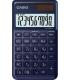Casio SL-1000SC Calculadora de Bolsillo - Pantalla Extragrande de 10 Digitos - Alimentacion Solar y Pilas - Color Azul Oscuro