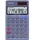 Casio SL-320TER+ Calculadora de Bolsillo - Pantalla LC Extragrande de 12 Digitos - Funcion Conversor de Euros - Color Azul
