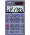 Casio SL-320TER+ Calculadora de Bolsillo - Pantalla LC Extragrande de 12 Digitos - Funcion Conversor de Euros - Color Azul