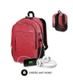 Subblim Mochila Urban Lock System - Sinónimo de Seguridad - Excelente capacidad organizativa - Conector USB para Powerbank - Dis
