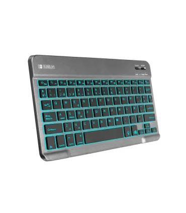 Subblim Teclado retroiluminado BT - 6mm de grosor - Conectividad Bluetooth 3.0 - Teclas de alta precisión - Batería Li-ion recar