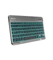 Subblim Teclado retroiluminado BT - 6mm de grosor - Conectividad Bluetooth 3.0 - Teclas de alta precisión - Batería Li-ion recar