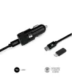 Subblim Cargador Coche Dual PD20W+QC3.0+C to C/Lightning cable - Carga Rápida - 2 Puertos USB C + USB A - Cable USB C reversible