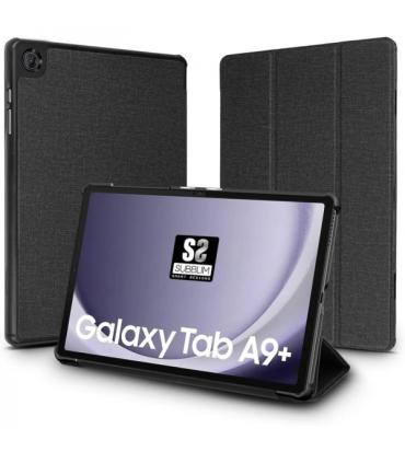 Subblim Shock Case Funda Exclusiva para Samsung Galaxy Tab A9+ - Cierre Magnetico - Bordes Reforzados - 3 Modos de Soporte - Col
