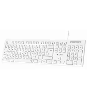 Subblim Teclado Business Slim Silencioso - 430 x 132 x 23 mm - Teclas Planas - Resistente a salpicaduras - Diseño delgado y comp