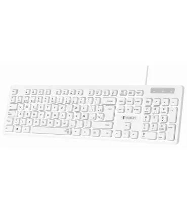 Subblim Teclado Business Slim Silencioso - 430 x 132 x 23 mm - Teclas Planas - Resistente a salpicaduras - Diseño delgado y comp