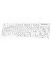 Subblim Teclado Business Slim Silencioso - 430 x 132 x 23 mm - Teclas Planas - Resistente a salpicaduras - Diseño delgado y comp