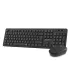 Subblim Combo Business Slim Silencioso Inalambrico 2.4G - Teclado y Raton Ergonomicos - Conexion Plug & Play - Resistente a Derr