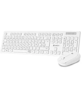 Subblim Combo Business Slim - Teclado y ratón inalámbricos - Ergonomía y silencio - 2.4G - Color Blanco