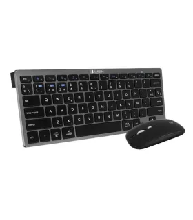 Subblim Combo Multidispositivo - Teclado y Ratón - Tecnología inalámbrica Bluetooth y radiofrecuencia 2.4G - Ratón con batería..