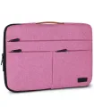 Subblim Funda Air Padding 360 - 380x275x30 mm - Protección 360º - Múltiples bolsillos - Resistente y duradera - Color Rosa