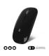 Subblim Raton Dual Flat - Conectividad Dual - Tecnologia Silent Click - Bateria de Larga Duracion - Diseño Elegante - Color Negr