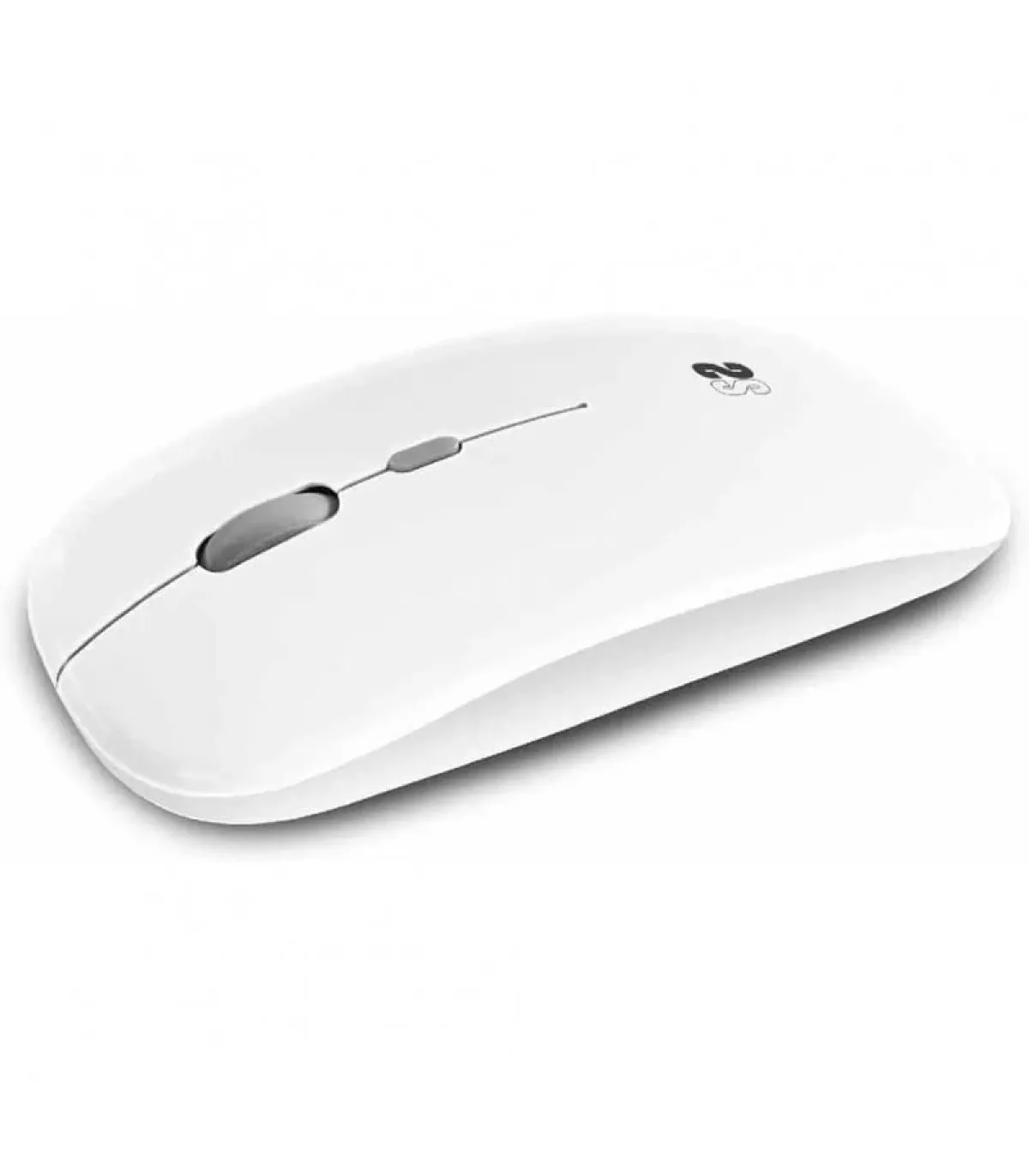 Subblim Ratón Dual Flat - Conexión Dual - Silent Click - Batería Recargable - Rueda de Silicona - Precisión 1600 DPI - Color Bla