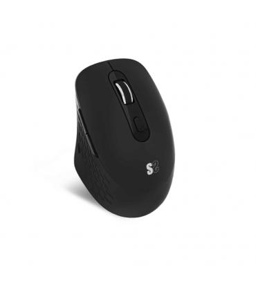 Subblim Curve Ergo Dual Raton Inalambrico Bluetooth, USB 2.4GHz 1600dpi - 5 Botones - Uso Diestro - Color Negro