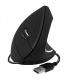 Subblim Glide Vertical Ergo Raton Vertical USB 1600dpi - 5 Botones - Uso Diestro - Color Negro
