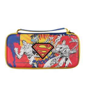 FR-TEC Bolsa Premium Superman para Nintendo Switch - Compatible con Todos los Modelos - Estuche de Alta Calidad con Soporte Inco