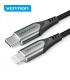 Vention Cable USB-C a Lightning 3A 27W 480Mbps MFi - 2m - Color Gris