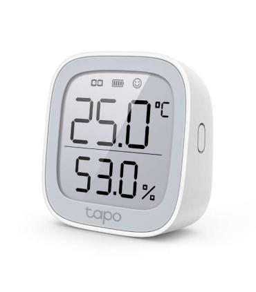 TP-Link Tapo T315 Sensor de Temperatura y Humedad - Pantalla 2.7" - Monitoreo Preciso en Tiempo Real - Notificacion Instantanea.
