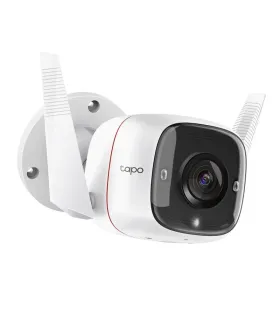 TP-Link Tapo TC65 Camara de Seguridad WiFi 2K+3MP Exterior - Vision Nocturna - Deteccion de Movimiento - Alarma de Luz y Sonido.