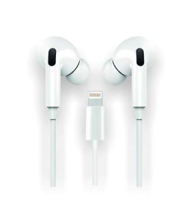 TechOneTech ear Tech Hop Auriculares Intraurales Inner Lightning - Microfono Integrado - Asistente Voz - Cable de 1.20m