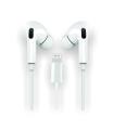 TechOneTech ear Tech Hop Auriculares Intraurales Inner Lightning - Microfono Integrado - Asistente Voz - Cable de 1.20m