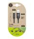 TechOneTech Cable USB-A Macho a Micro-USB Macho 1m - Recubierto de Nylon Trenzado