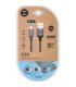 TechOneTech Cable USB-A Macho a Lightning Macho 2m - Recubierto de Nylon Trenzado
