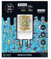 TechOneTech Green Champer Cargador Doble de Pared USB-A - Alto Rendimiento