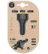 TechOneTech Cargador Doble de Coche USB-A - Alto Rendimiento