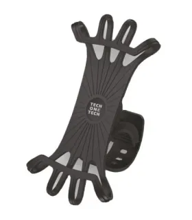 TechOneTech Soporte Universal de Smartphone hasta 7" para Bicicletas/Patinetes - Diseño Antideslizante y Antivibracion - Color..