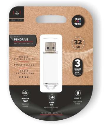 TechOneTech Basic Memoria USB 2.0 32GB (Pendrive