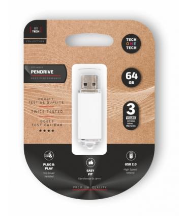 TechOneTech Basic Memoria USB 2.0 64GB (Pendrive