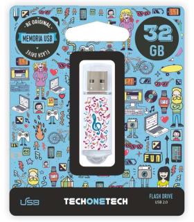 TechOneTech Music Dream Memoria USB 2.0 32GB (Pendrive