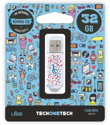 TechOneTech Music Dream Memoria USB 2.0 32GB (Pendrive
