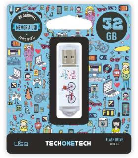 TechOneTech Be Bike Memoria USB 2.0 32GB (Pendrive