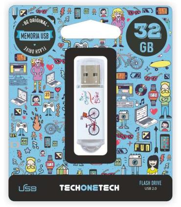 TechOneTech Be Bike Memoria USB 2.0 32GB (Pendrive