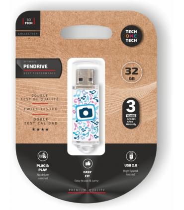 TechOneTech Be Super Foto Dream Memoria USB 2.0 32GB (Pendrive