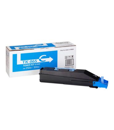 Kyocera TK865 Cyan Cartucho de Toner Original - 1T02JZCEU0/TK865C