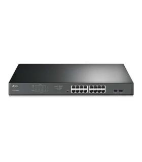 TP-Link Switch Easy Smart JetStream - 16 Puertos Gigabit PoE/PoE