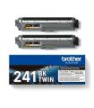 Brother TN241 Negro Pack de 2 Cartuchos de Toner Originales - TN241BKTWIN