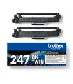 Brother TN247 Negro Pack de 2 Cartuchos de Toner Originales - TN247BKTWIN