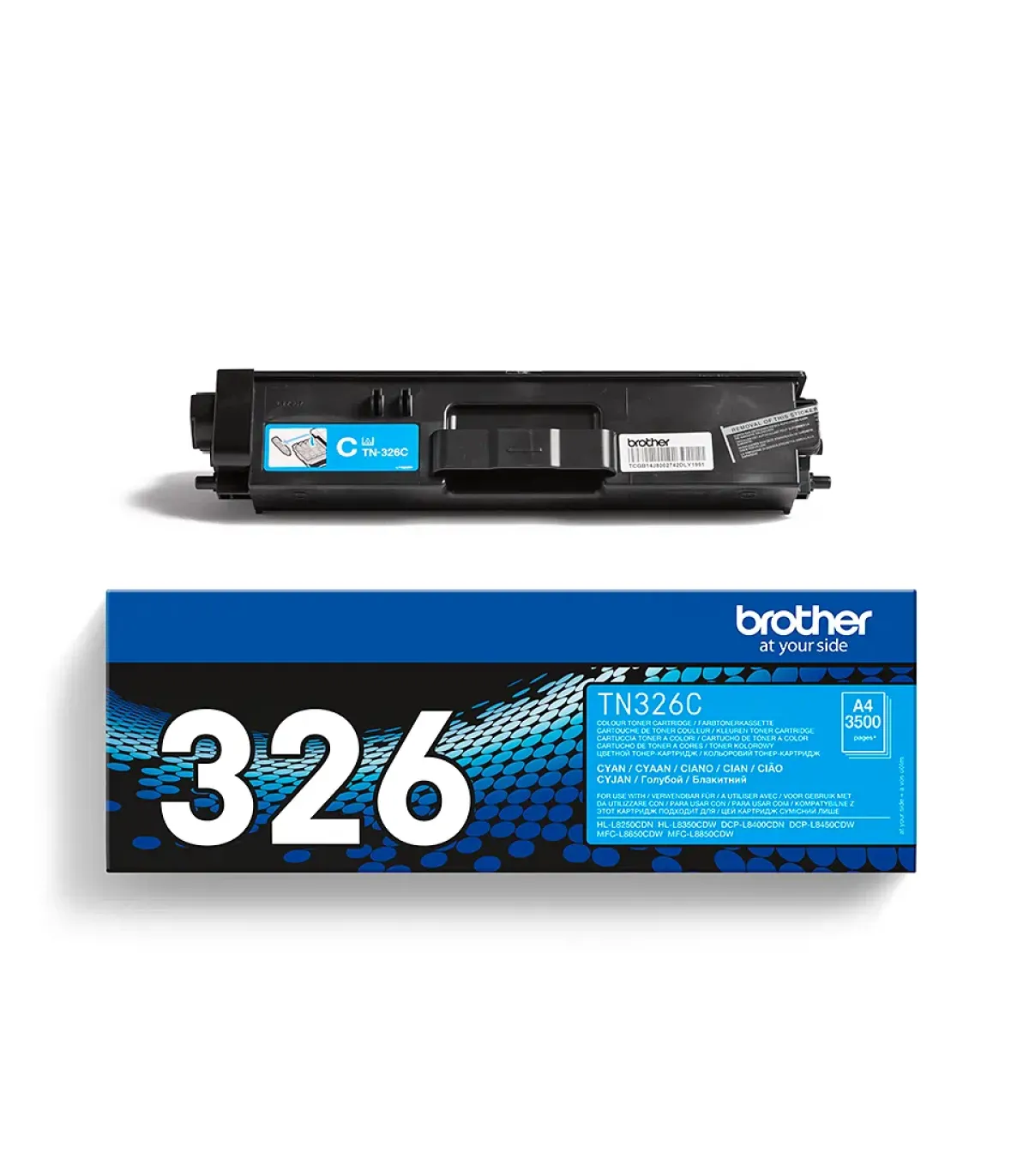 Brother TN326 Cyan Cartucho de Toner Original - TN326C