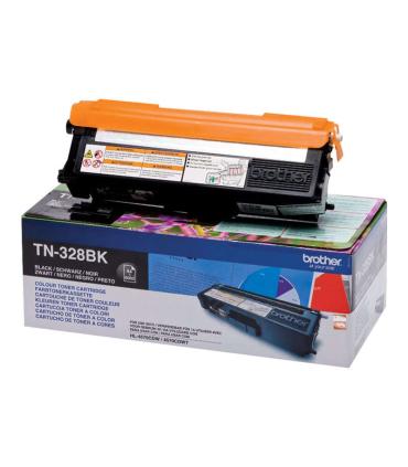 Brother TN328 Negro Cartucho de Toner Original - TN328BK