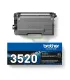 Brother TN3520 Negro Cartucho de Toner Original