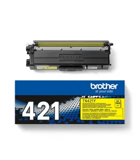 Brother TN421 Amarillo Cartucho de Toner Original - TN421Y
