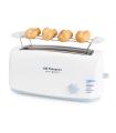 Orbegozo TO 4500 Tostadora Doble Ranura Larga - Desconexion Automatica - Potencia 1400W - 6 Niveles de Tostado - Funcion Descong