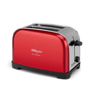 Orbegozo TOV 5200 Tostadora Vintage - Potencia 750-850W - 7 Niveles de Tostado - Funcion Descongelado y Recalentar - Carcasa..